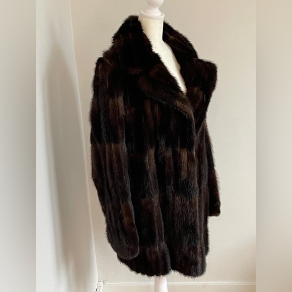 SOLD :Superb Mens Mink Car Coat size Large excellent condition - Picture 1 of 16